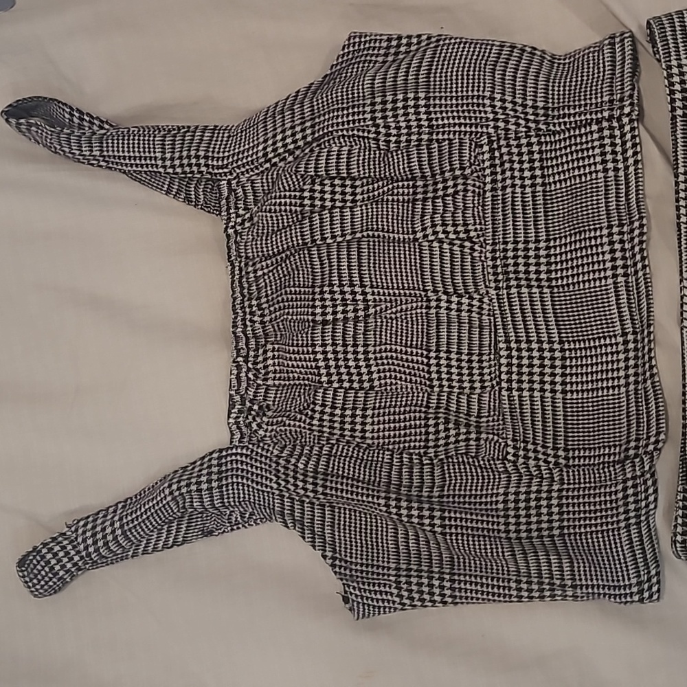 Plaid top (part of a set)